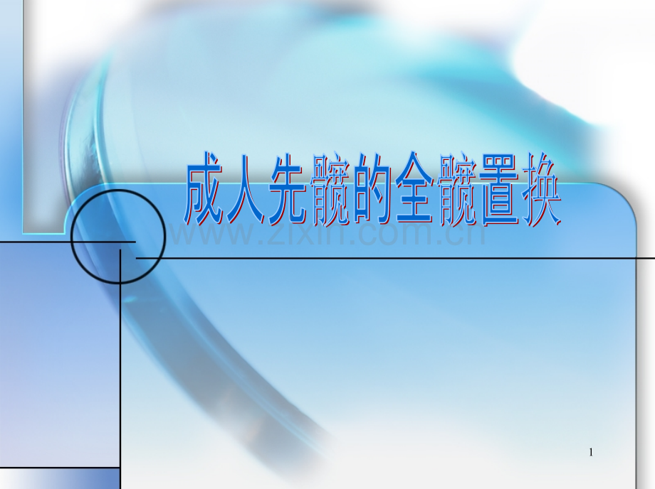 成人先髋的全髋置换.pptx_第1页