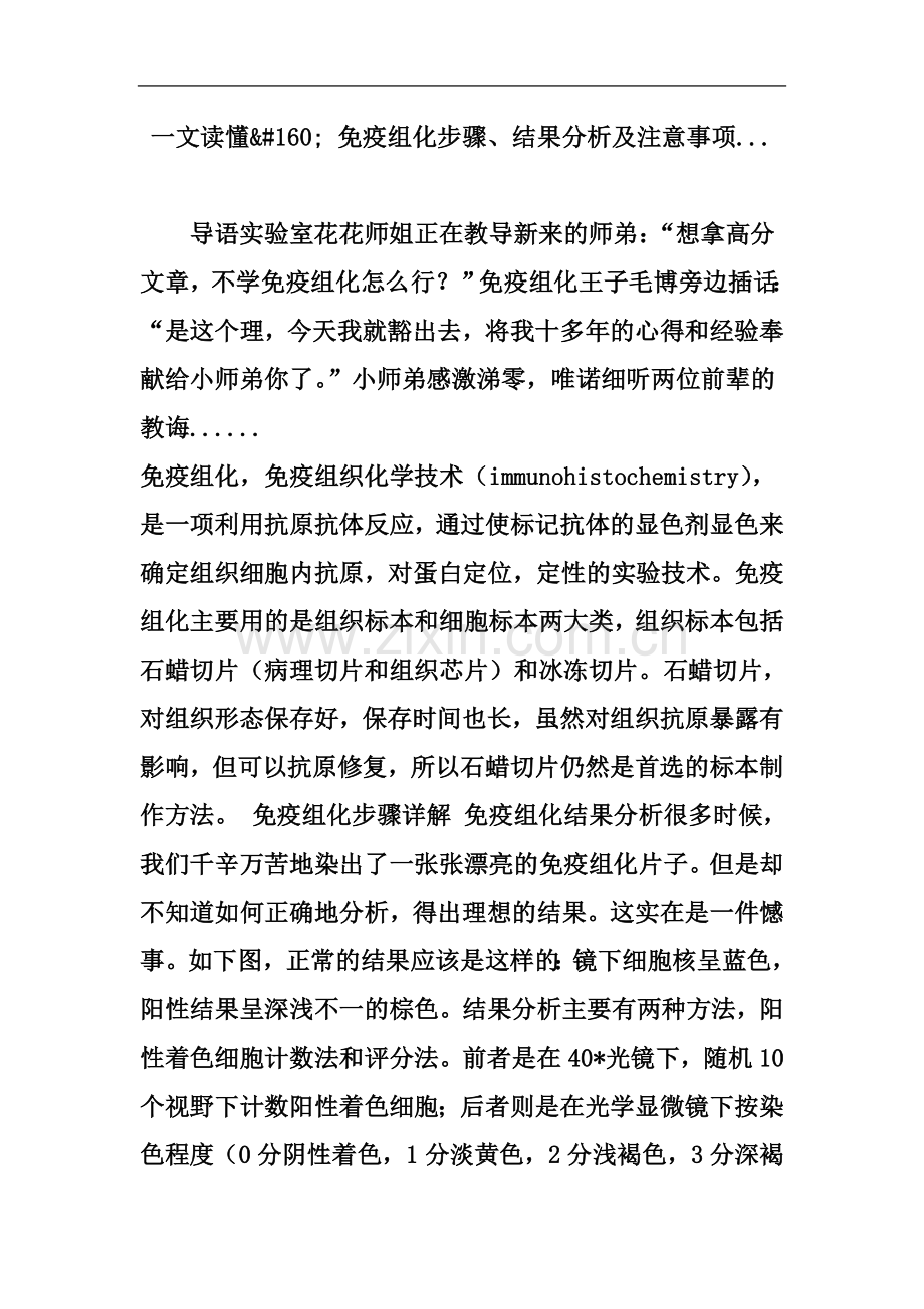 一文读懂免疫组化步骤、结果分析及注意事项.doc_第2页