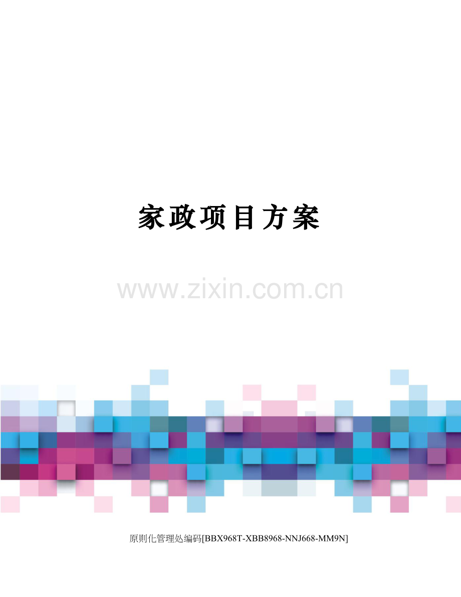 家政项目方案.docx_第1页