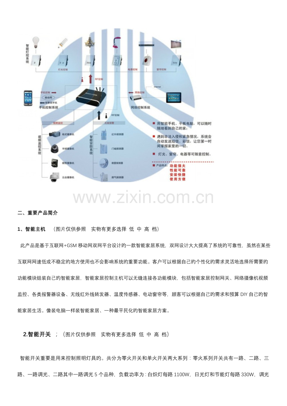 智能家居技术方案书.doc_第2页