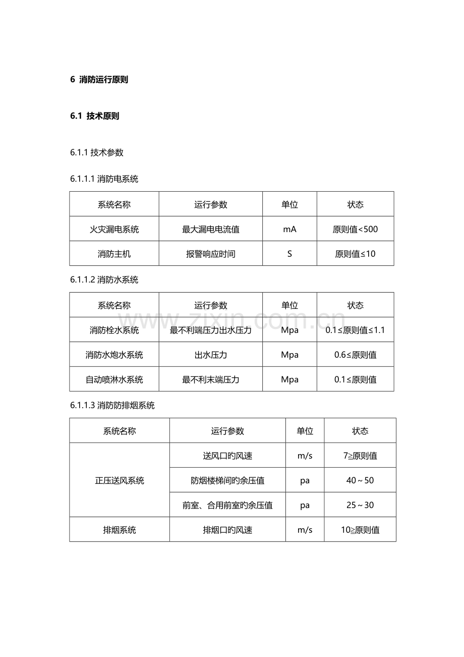 消防运行标准.docx_第1页