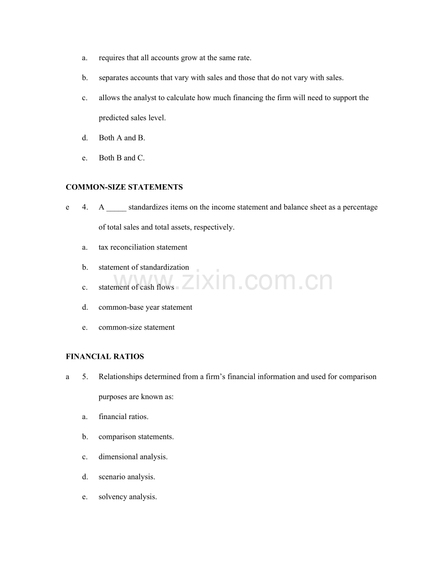 2023年公司理财英文版题库.doc_第2页