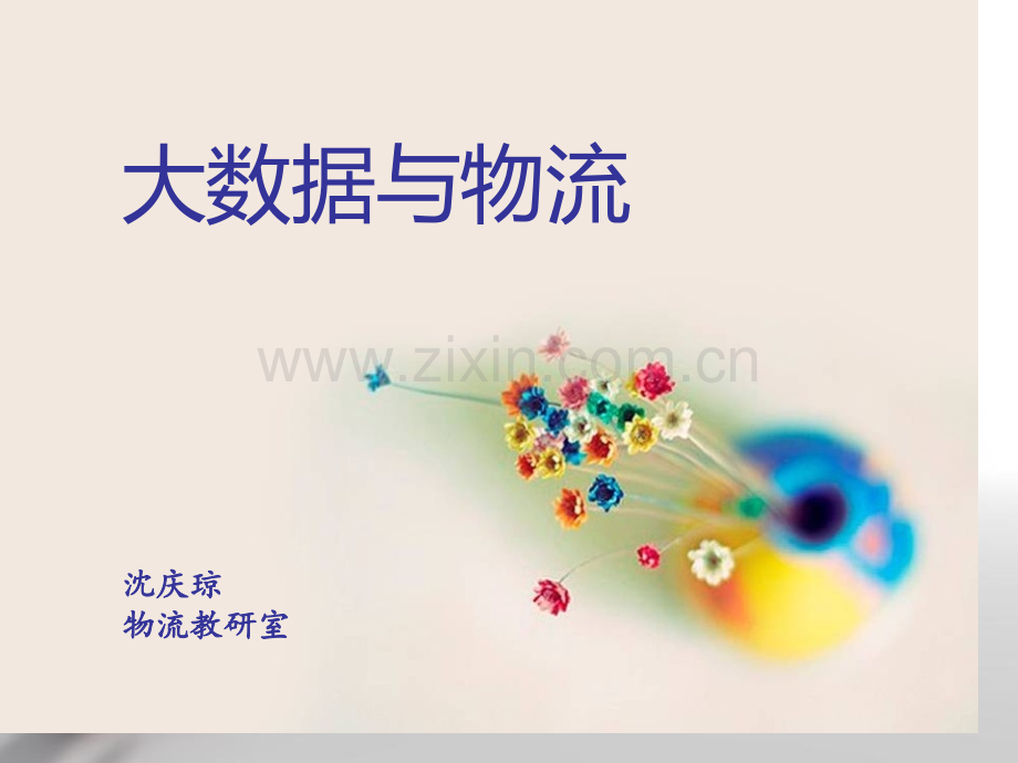 大数据与物流.pptx_第1页
