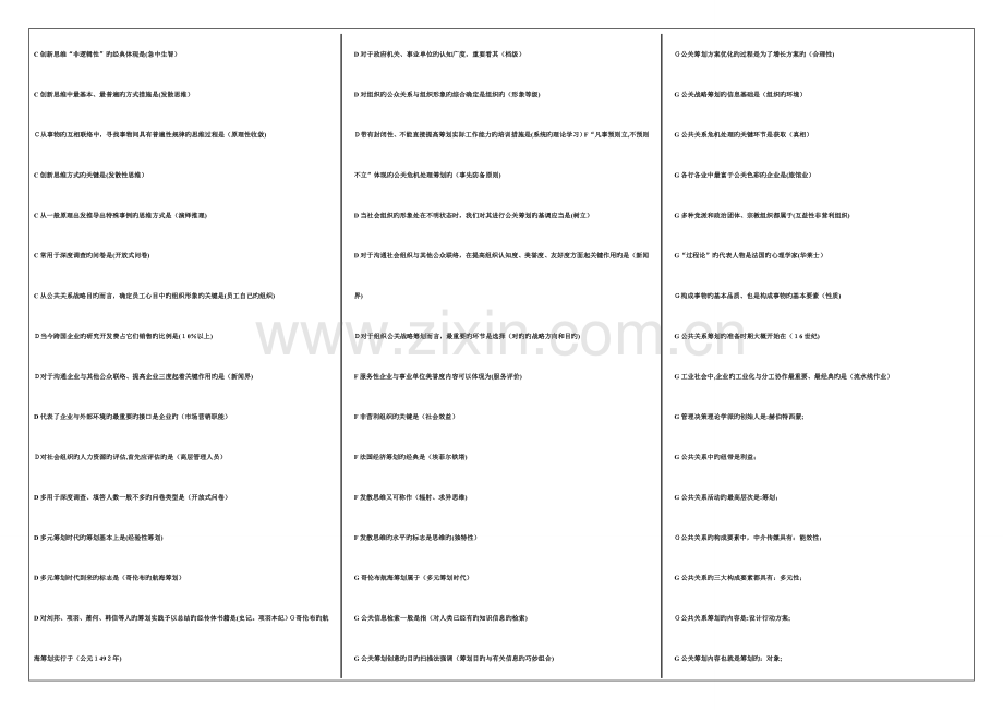 2023年公共关系策划自考试题大全.doc_第2页