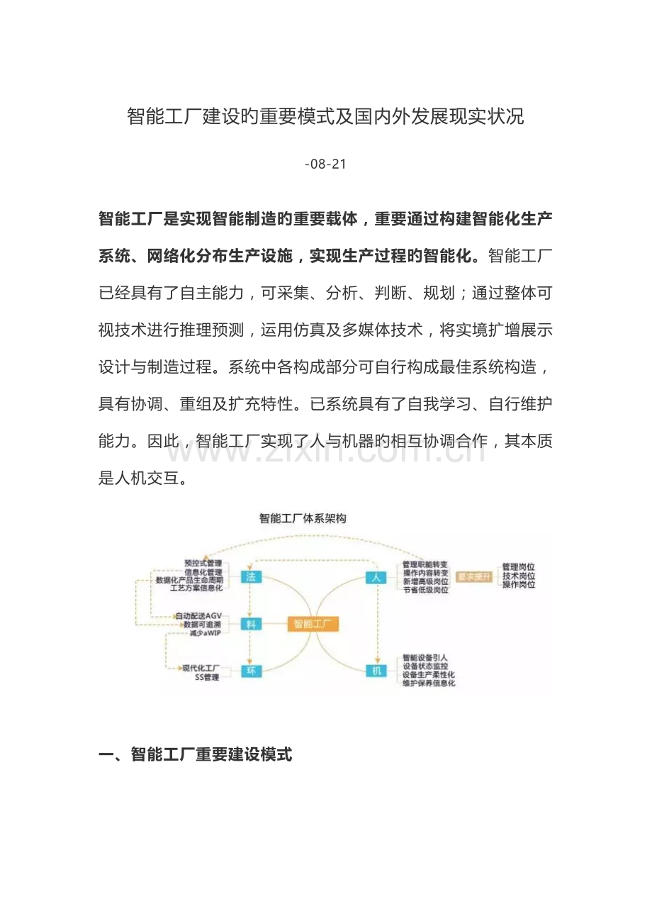 智能工厂建设的主要模式.docx_第1页