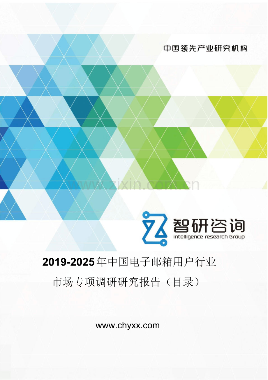2019-2025年中国电子邮箱用户行业市场专项调研研究报告(目录).pdf_第1页
