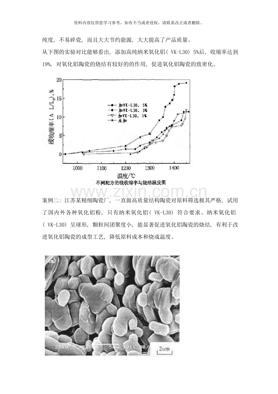 纳米氧化铝陶瓷低温烧结等性能的研究样本.doc_第2页