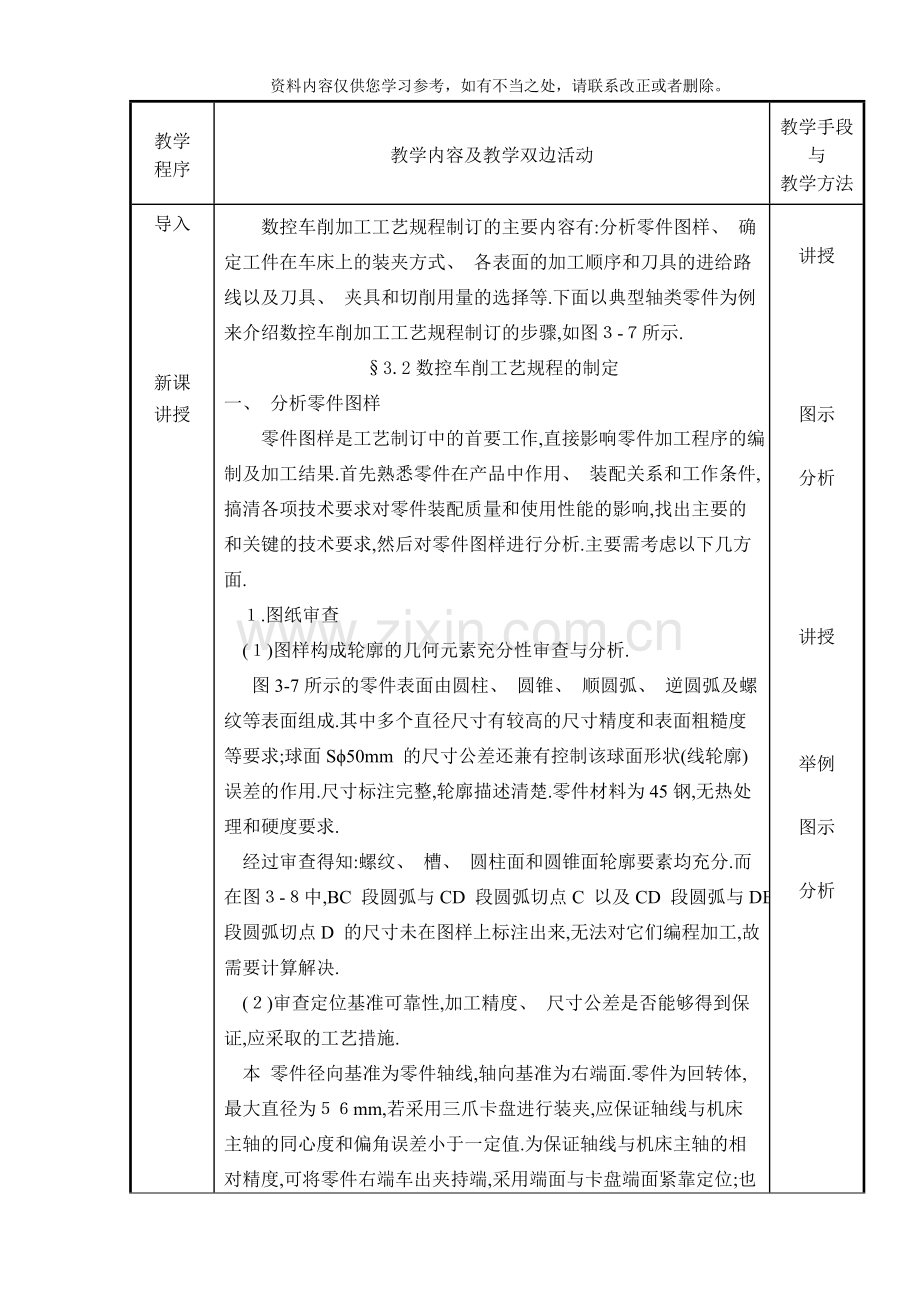 数控车削工艺规程的制定样本.doc_第2页