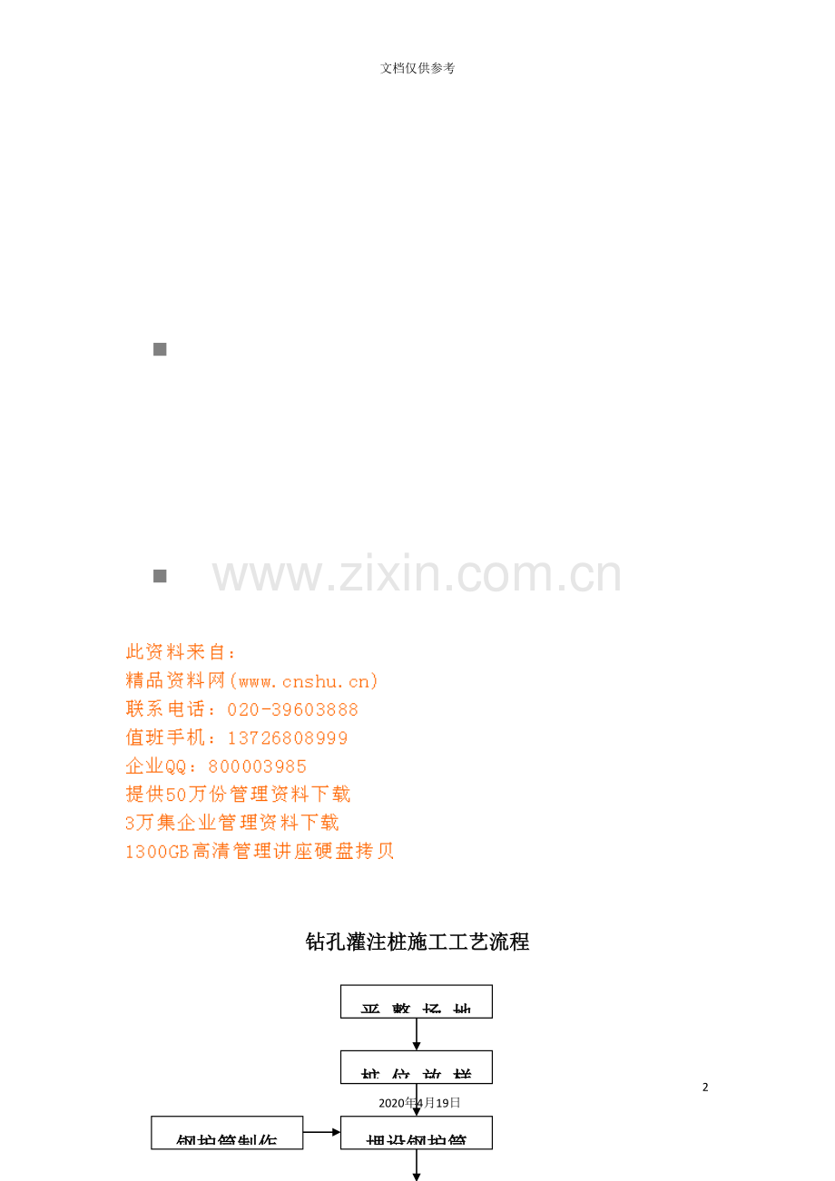 钻孔灌注桩与T梁预制安装施工工艺流程.doc_第2页