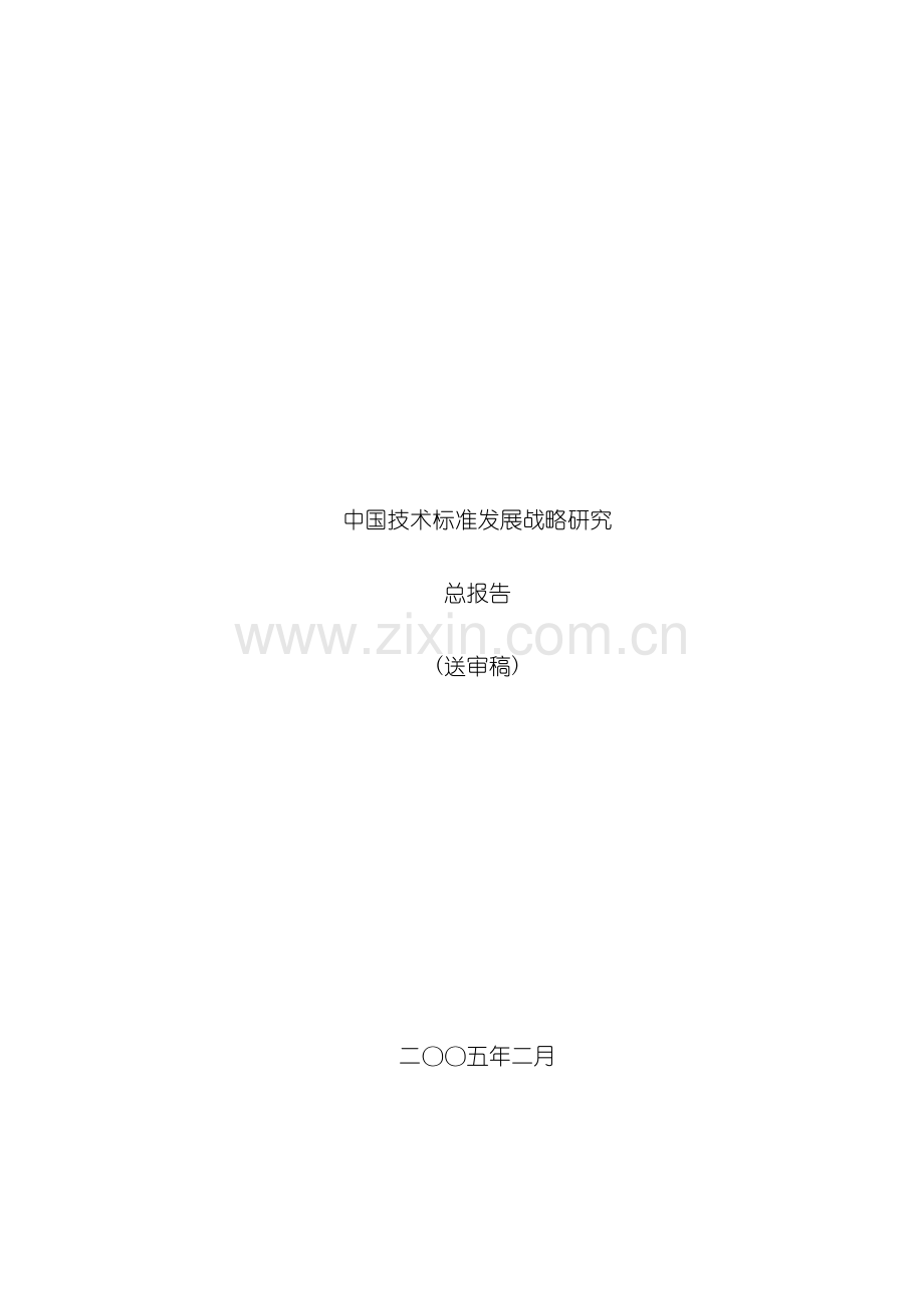 中国技术标准发展战略研究总报告.doc_第2页