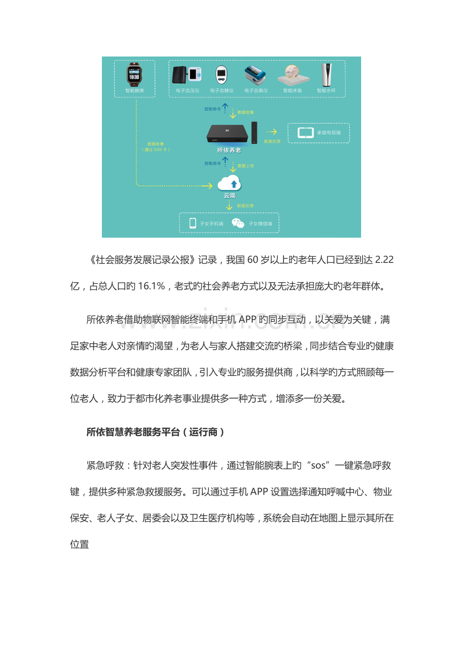 蓝创科技所依智慧养老服务平台.docx_第2页