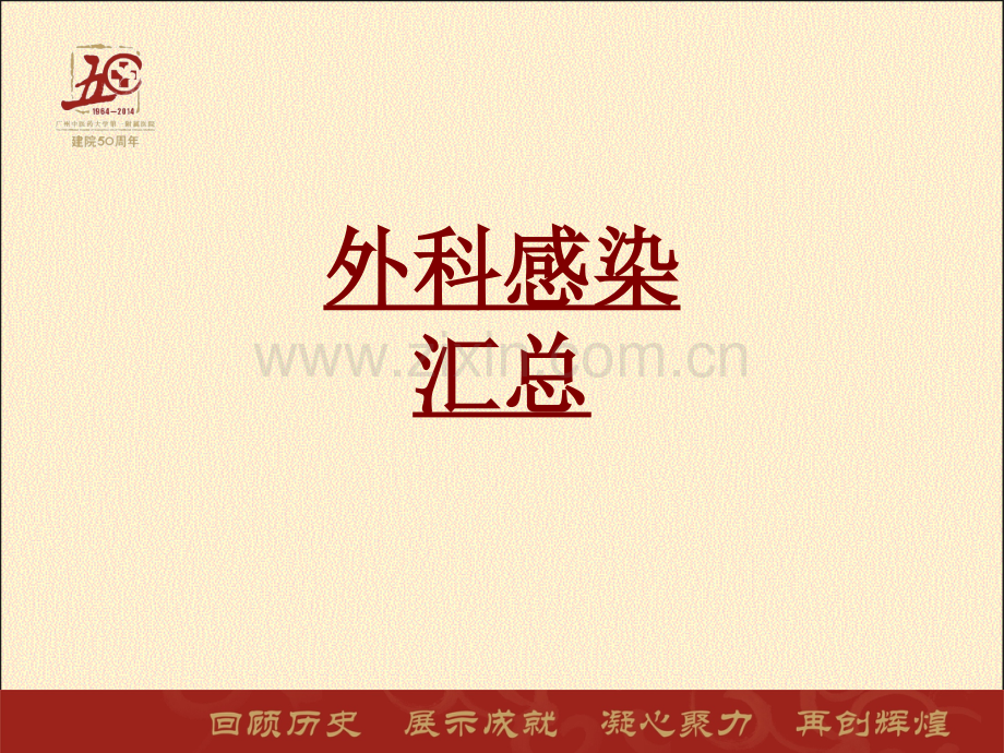 医学外科感染汇总专题课件.ppt_第1页