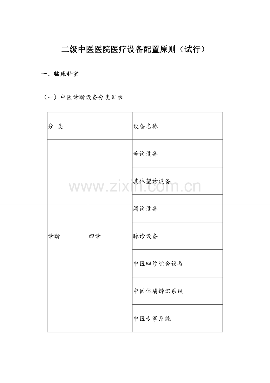 中医诊疗设备.doc_第1页