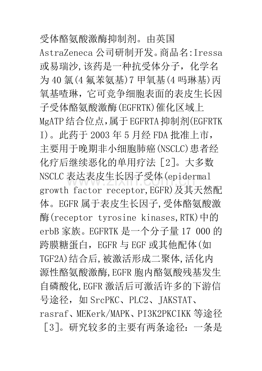 易瑞沙与肺癌治疗研究现状及进展.docx_第2页