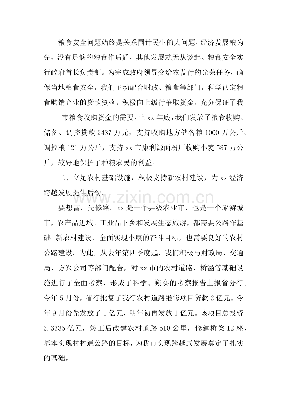 2019年中国农业发展银行工作总结范文.docx_第2页