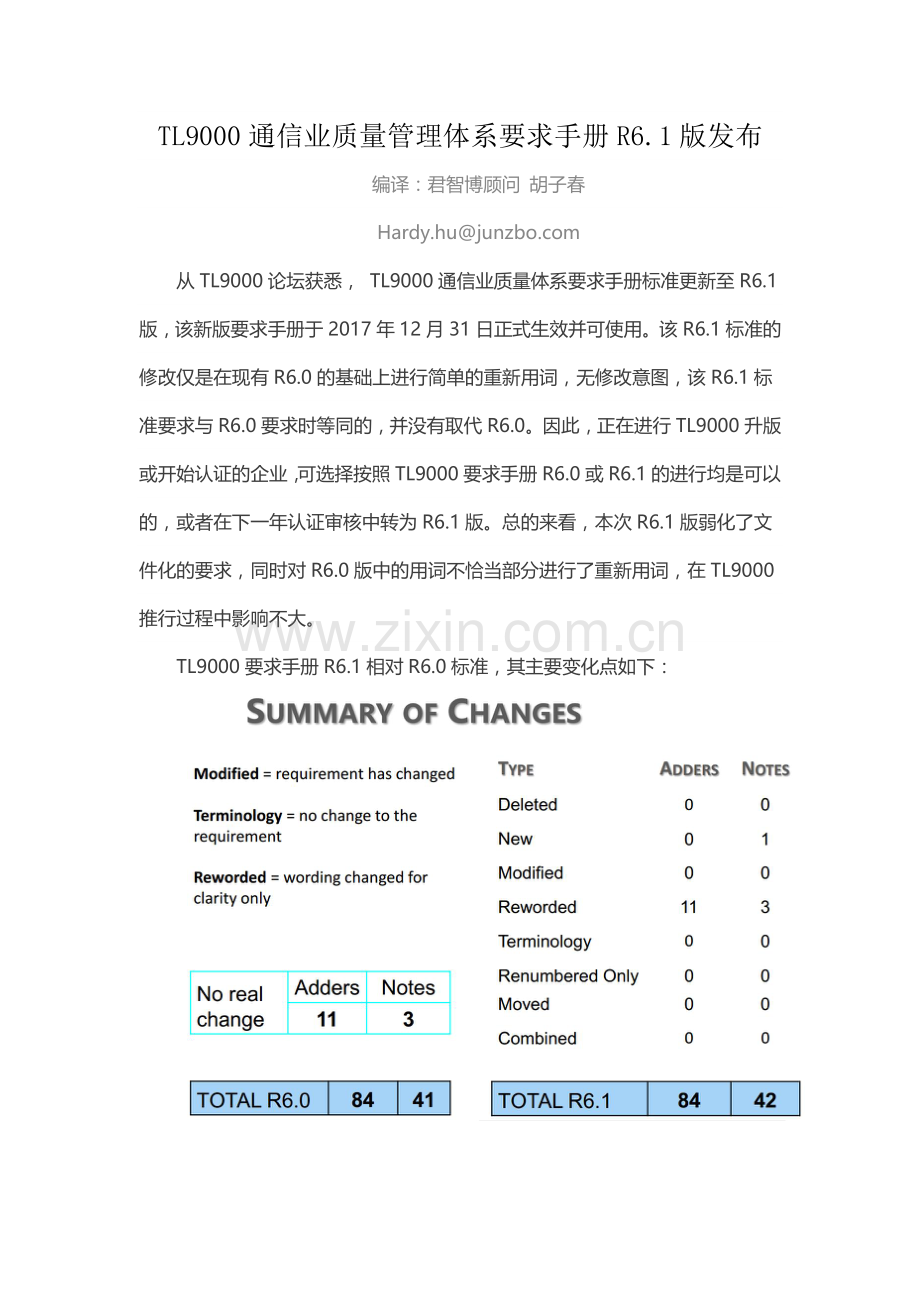 TL9000通信业质量管理体系要求手册R6.1版发布.pdf_第1页