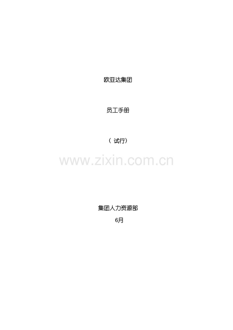 家居集团员工手册模板.doc_第2页