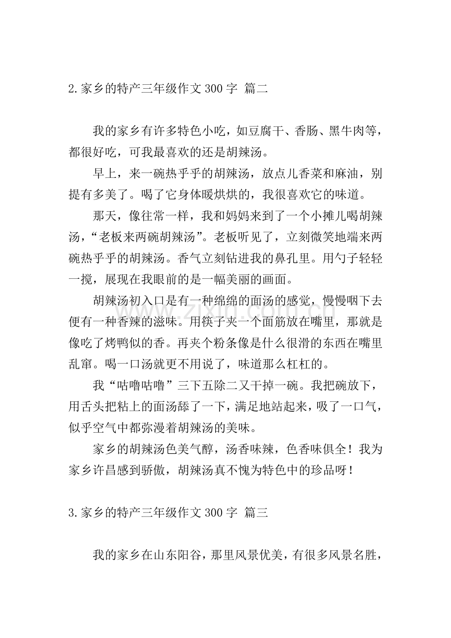 家乡的特产三年级作文300字.doc_第2页