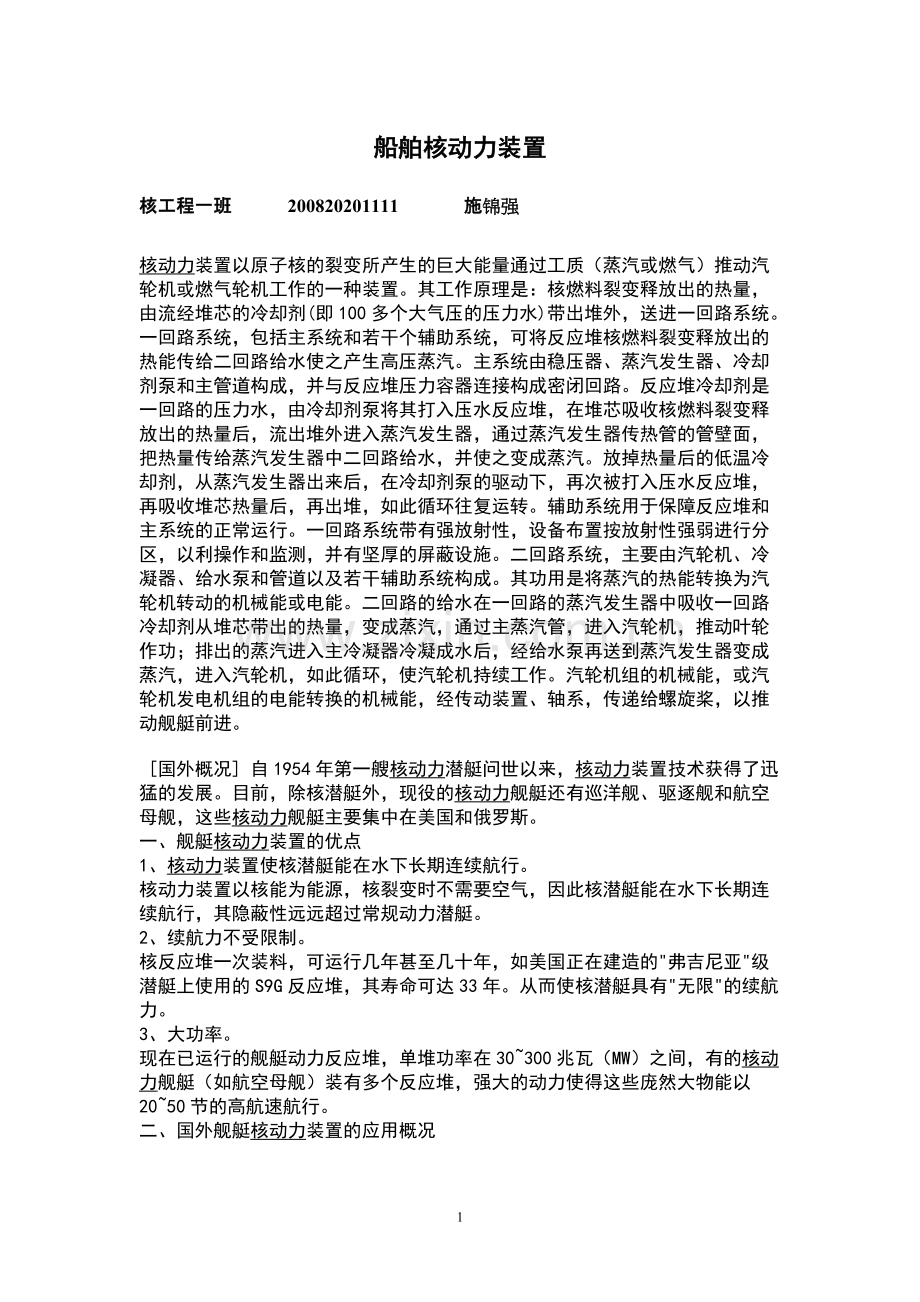 船舶核动力装置.pdf_第1页