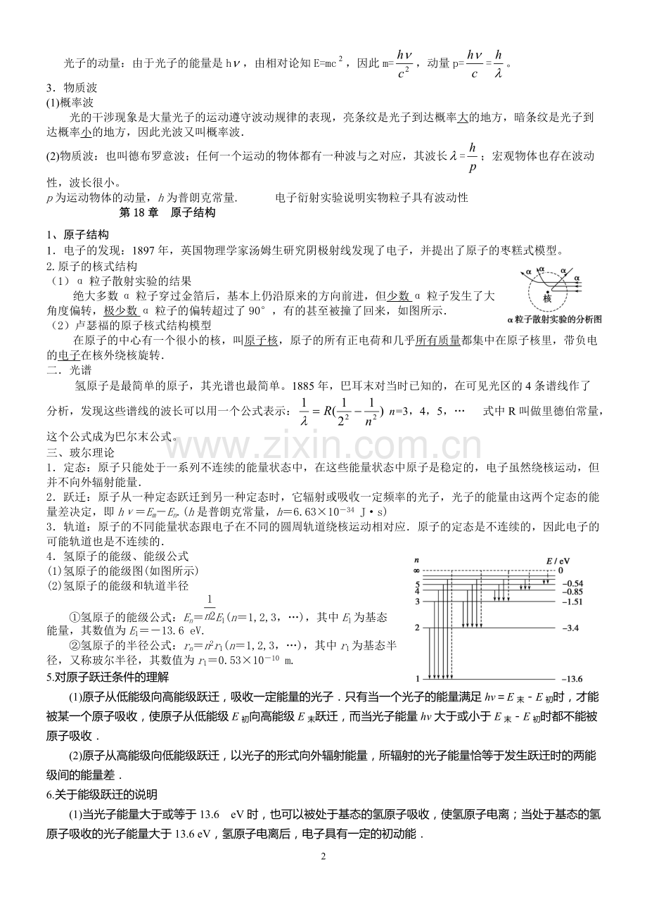 3-5原子物理知识点总结.pdf_第2页