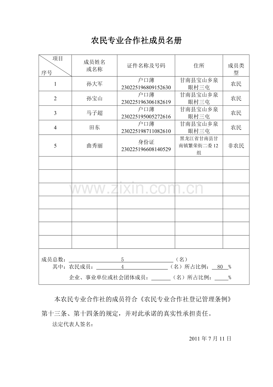 6、成员名册及身份证明复印件.doc_第1页