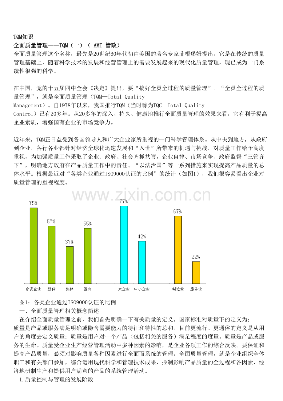 全面质量管理--TQM知识.doc_第1页