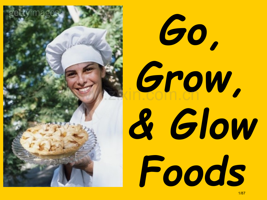 纵览天下食物Go-Grow-GlowFoods-英语词汇学习1绝无仅有-内含图片-图文对照-教你学英.pptx_第1页