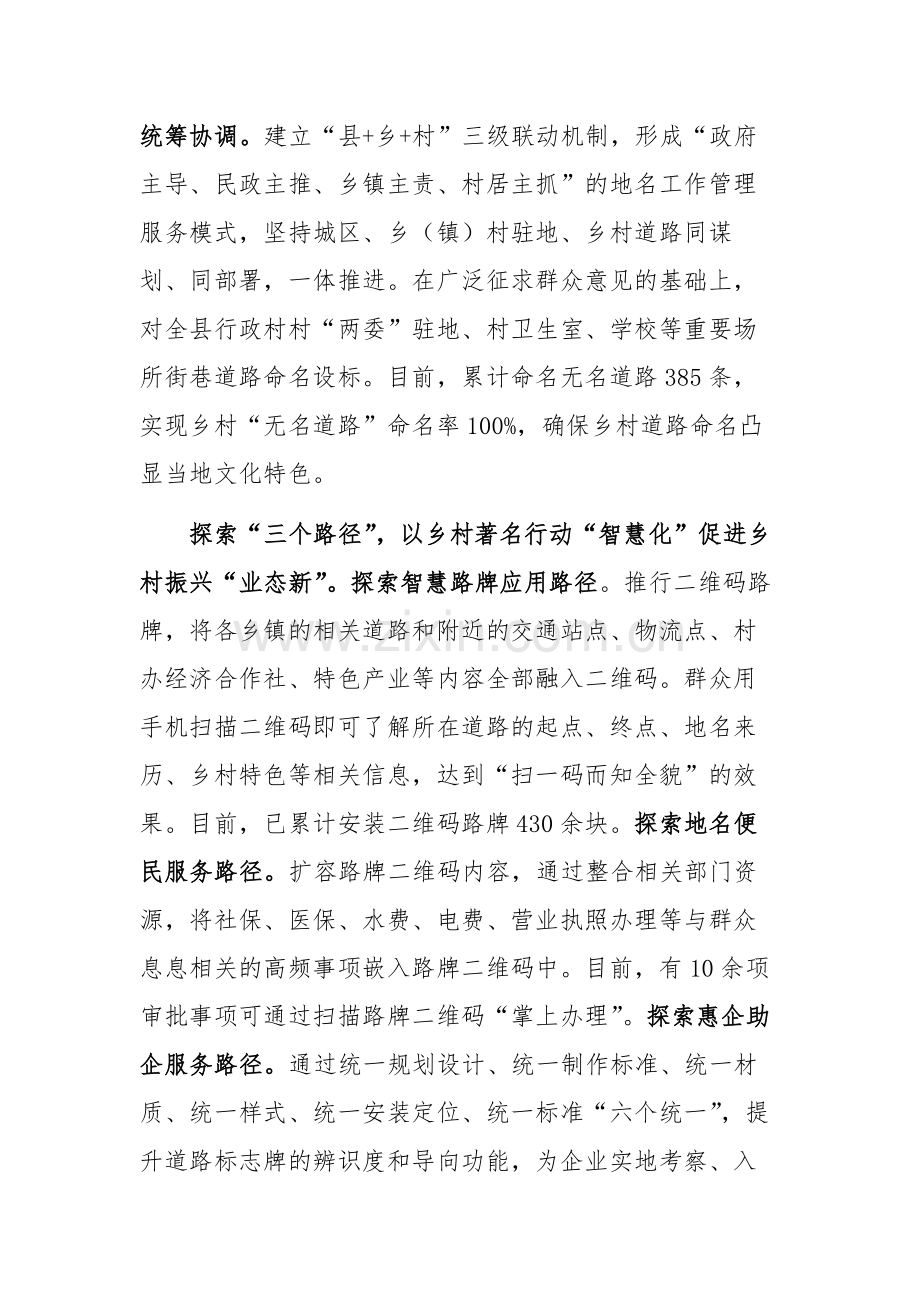 在2024年乡村著名行动推进会上的汇报发言范文.docx_第2页
