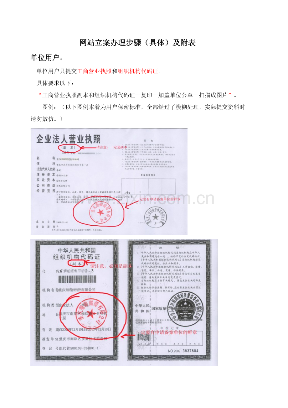 网站域名备案作业流程详细附表.doc_第1页