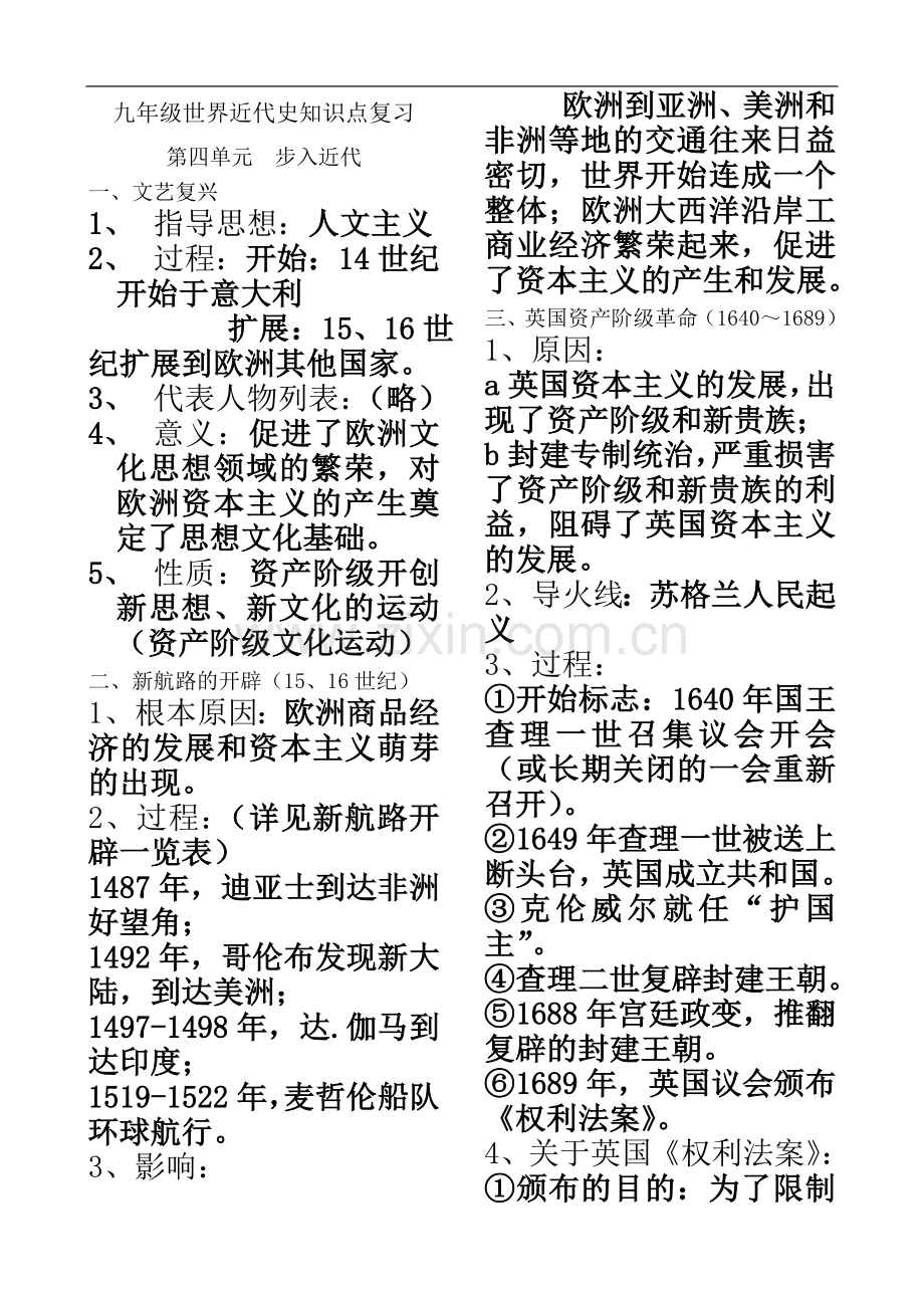 世界近代史基础知识归纳.doc_第2页