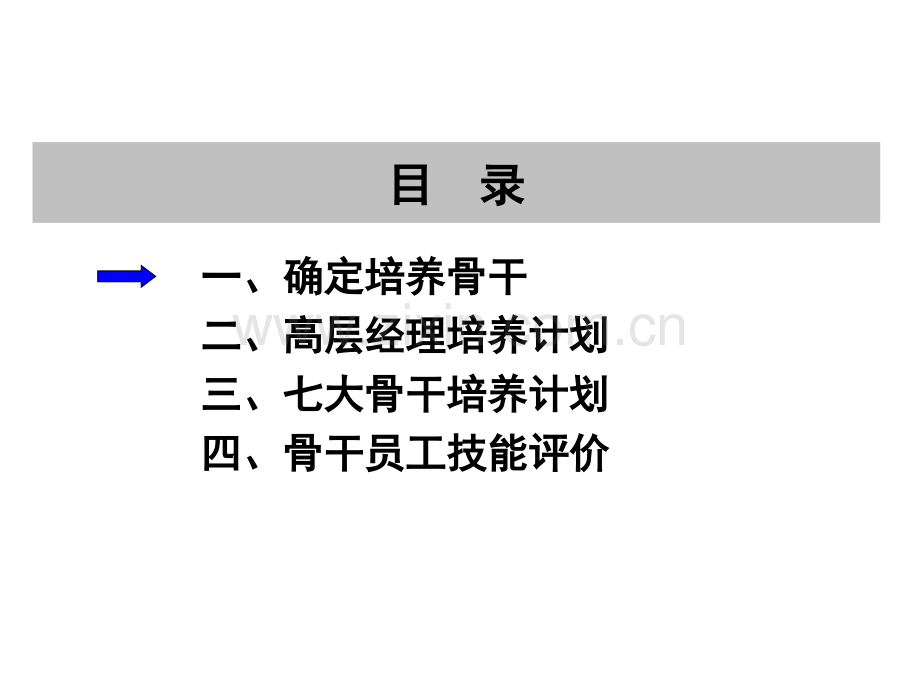 人员培训制度(3)：骨干人员培训制度.ppt_第1页