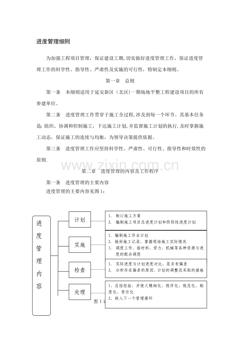 工程进度管理细则.doc_第1页