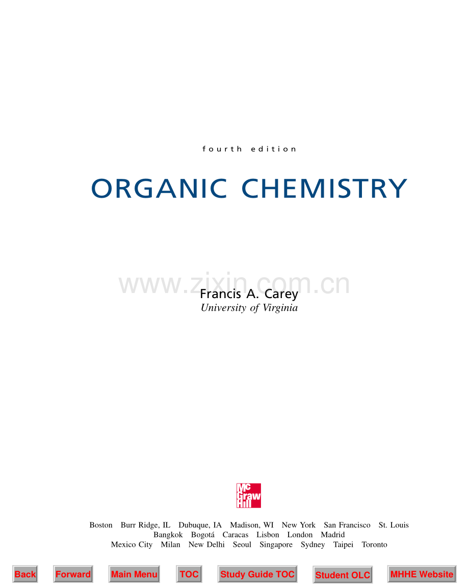 美国经典的有机化学教材（organic chemistry）.pdf_第1页