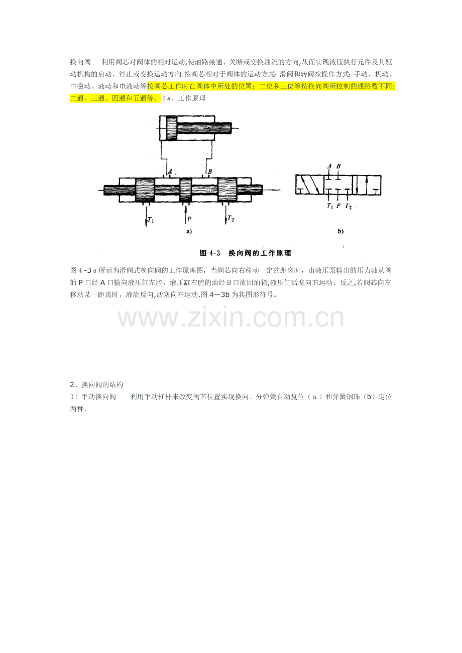 换向阀工作原理.doc_第1页