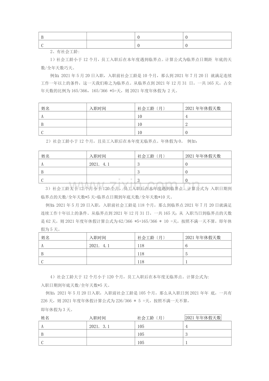 【薪酬福利】职工带薪年休假的21种核算公式(图文详解).docx_第2页