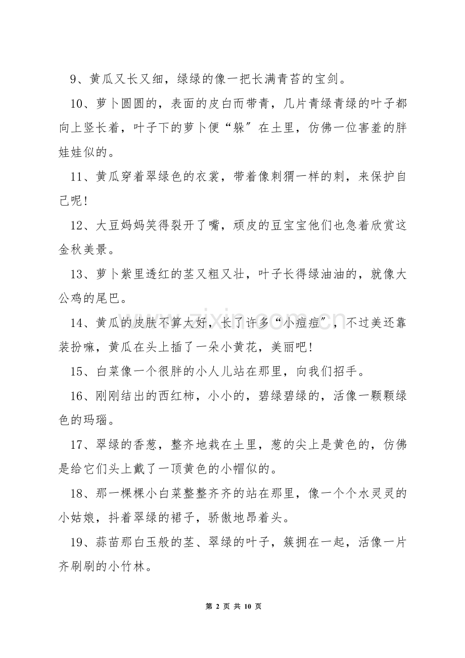 蔬菜比喻句.docx_第2页