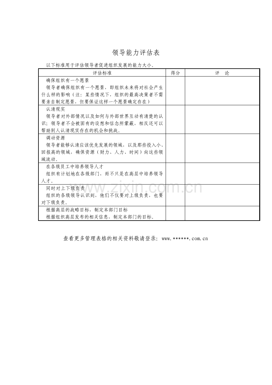 领导能力评估表.pdf_第1页