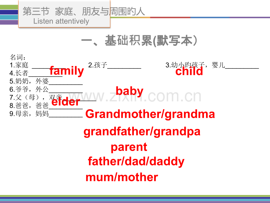 中考英语话题专项训练三家庭朋友与周围的人市公开课一等奖市赛课金奖课件.pptx_第2页