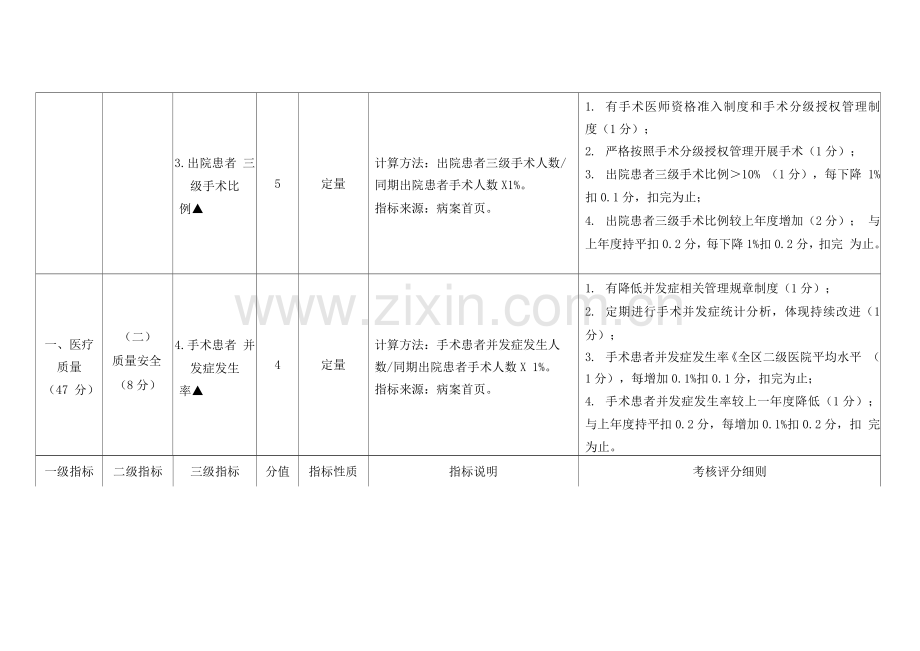 广西壮族自治区二级公立综合医院绩效考核指标评分细则.docx_第2页