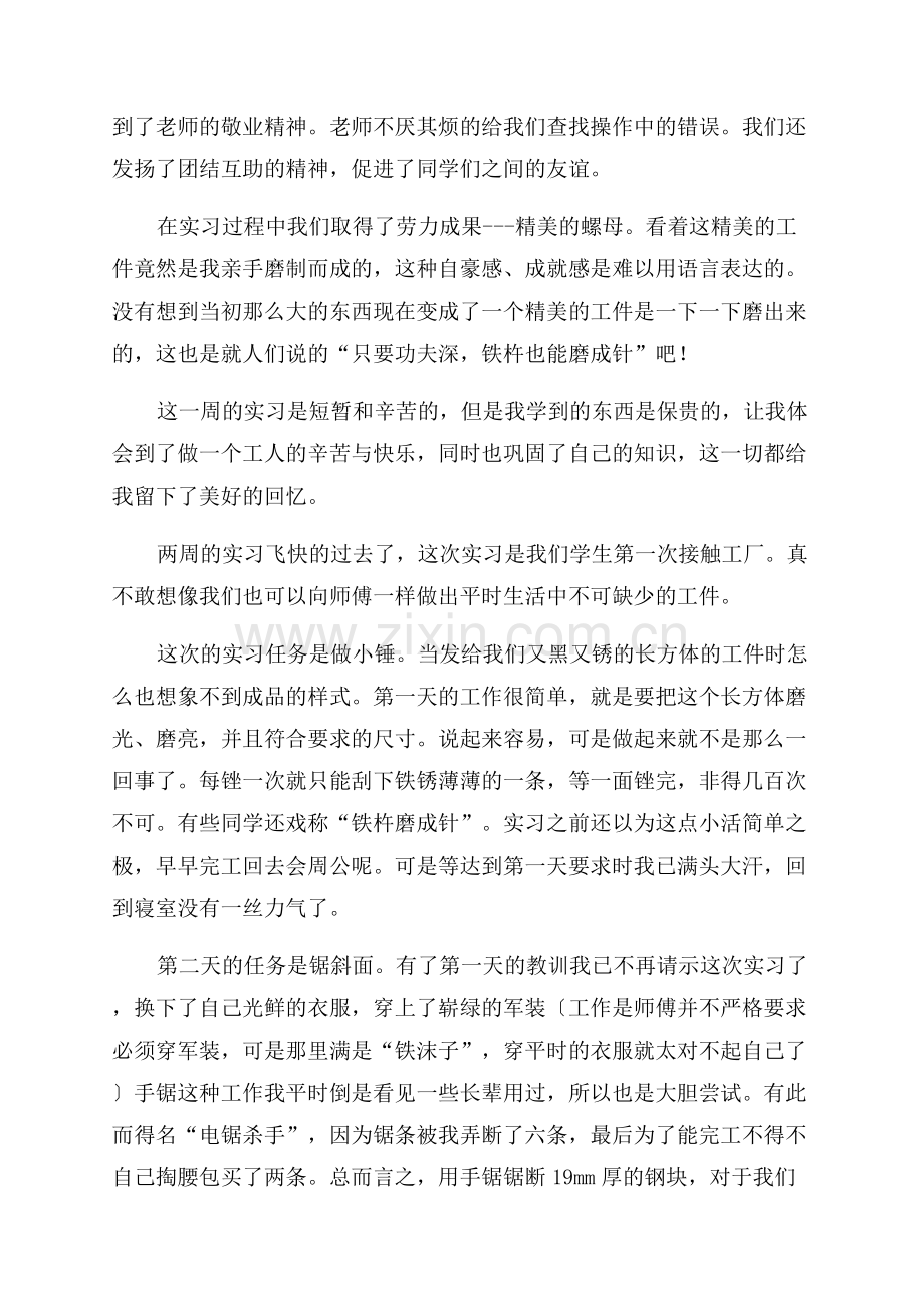 大学生钳工实习心得体会.docx_第2页