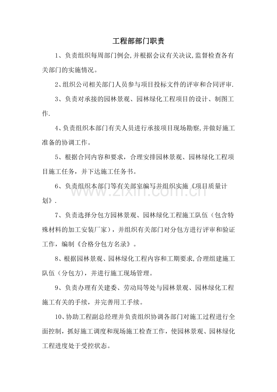 工程部规章制度及职责.doc_第1页
