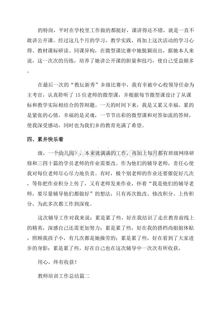 新教师个人培训总结优秀4篇.docx_第2页