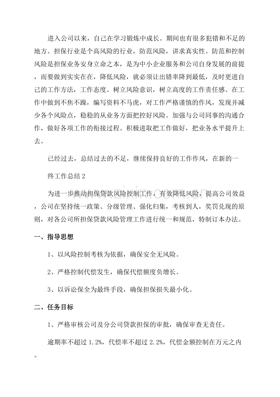 担保年终工作总结.docx_第2页