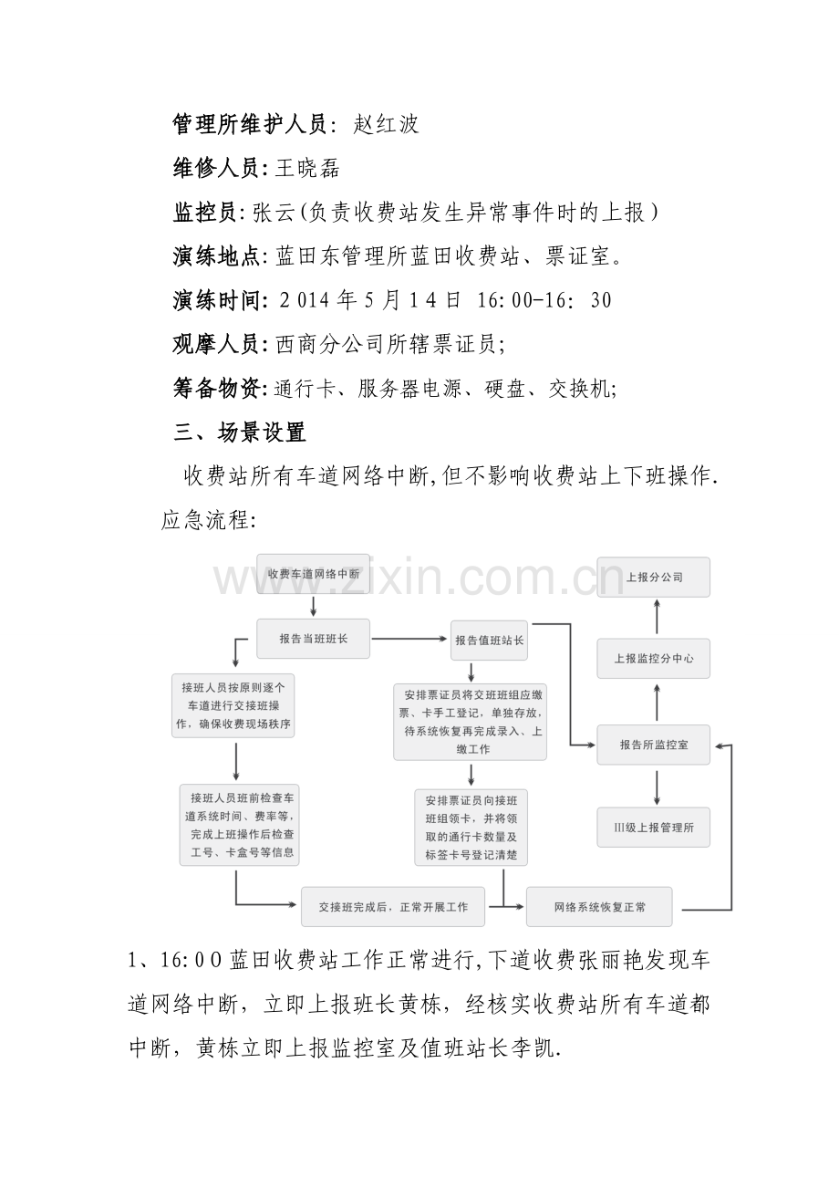 收费通信系统异常故障演练方案.doc_第2页