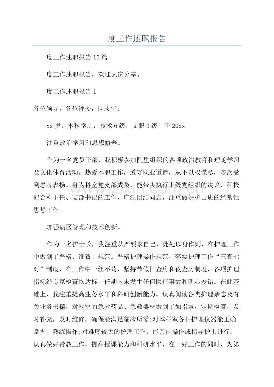 个人年度工作述职报告.docx_第1页
