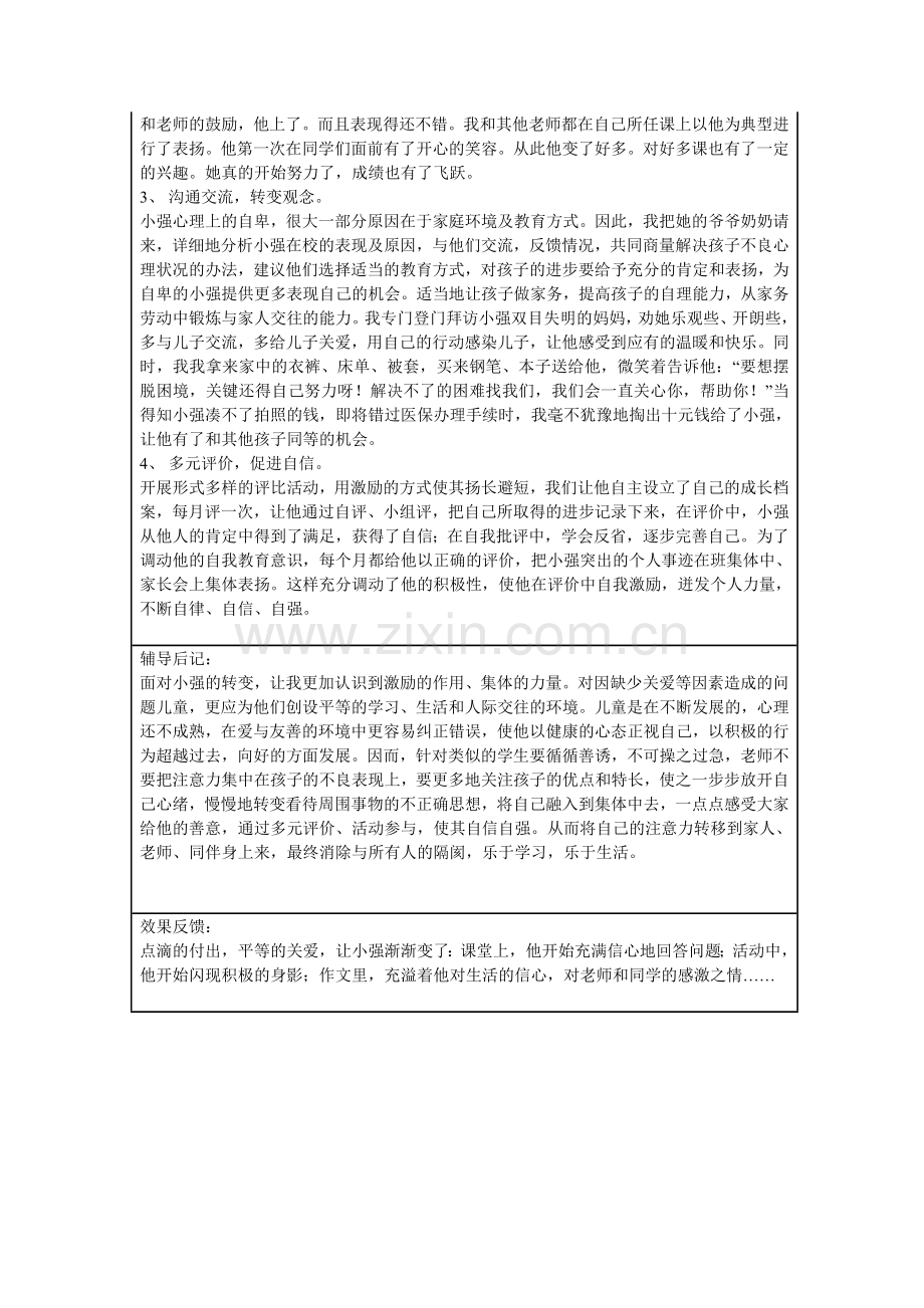 学生心理辅导个案记录.doc_第2页