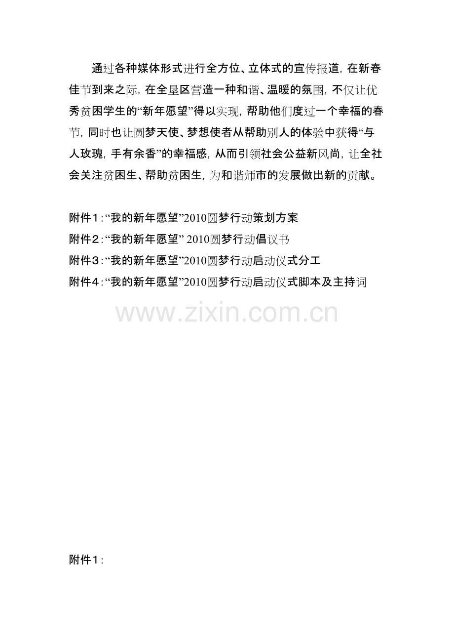 “我的新年愿望”圆梦行动活动方案(可打印修改).pdf_第2页