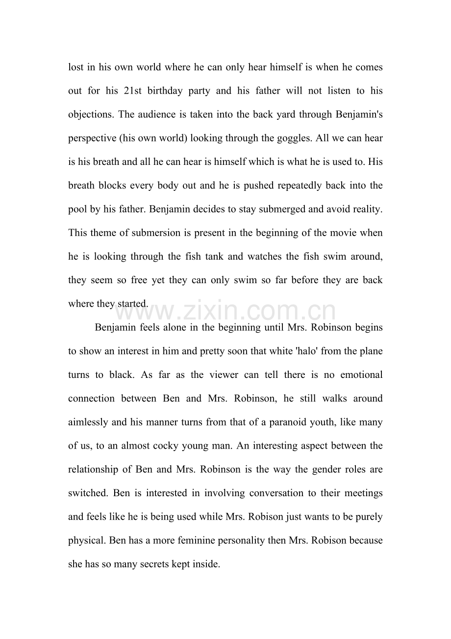 Graduate-英文影评.doc_第2页