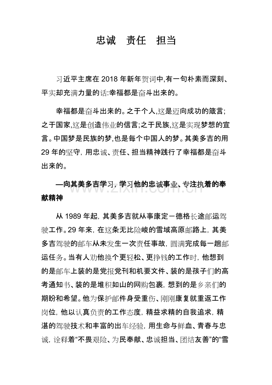 其美多吉观后感-共3页.pdf_第1页