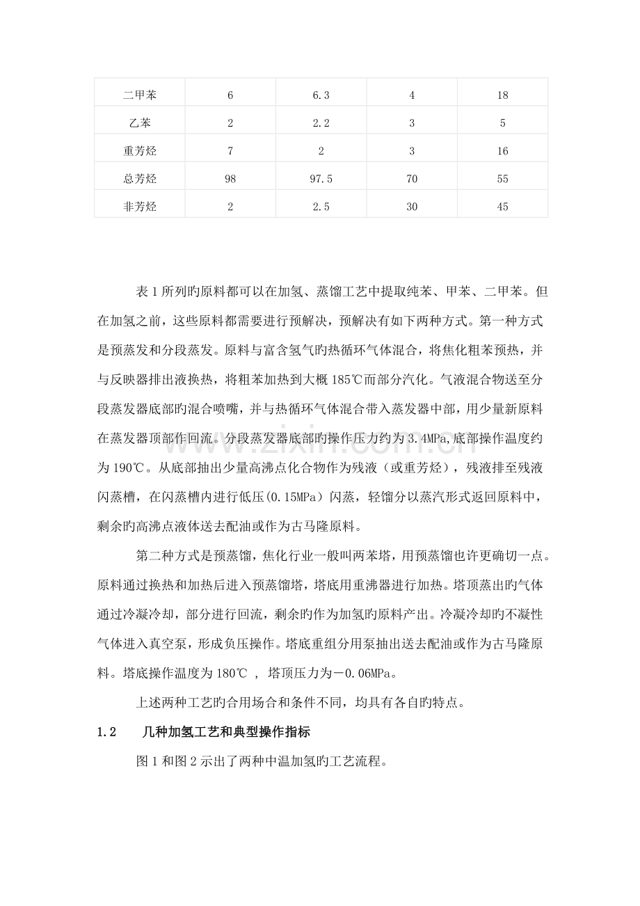 苯加氢与加氢油萃取蒸馏标准工艺的剖析.doc_第2页